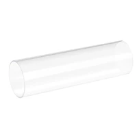 uxcell acrylic pipe rigid round tube clear 56mm id 60mm od 200mm for lamps and lanterns water cooling system