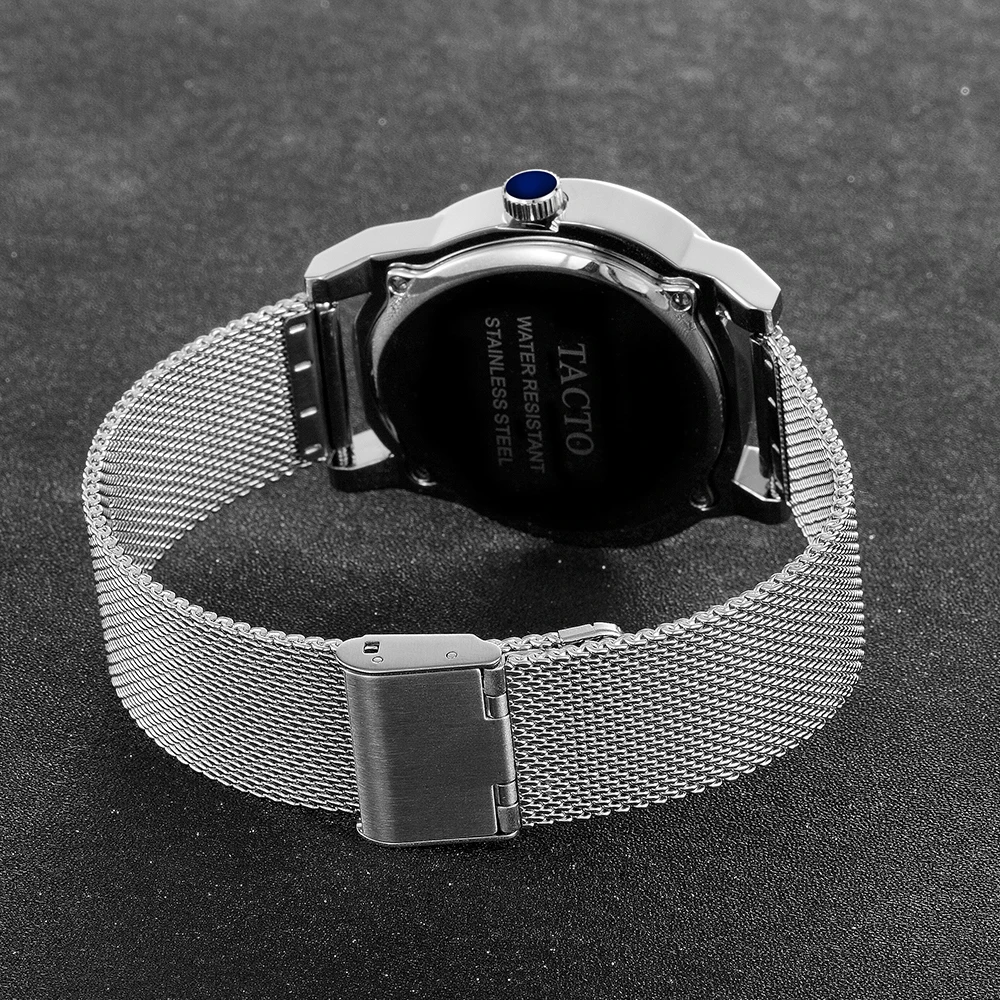 2019 модные мужские часы из нержавеющей стали спортивные аналоговые кварцевые