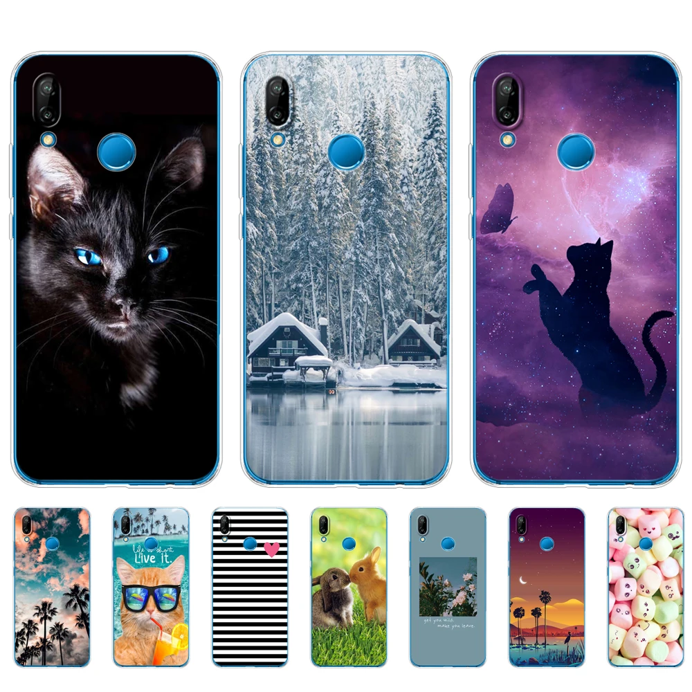 Чехол для huawei P20 LITE чехол p20 pro задняя крышка силиконовый мягкий ТПУ защитный P 20 Lit