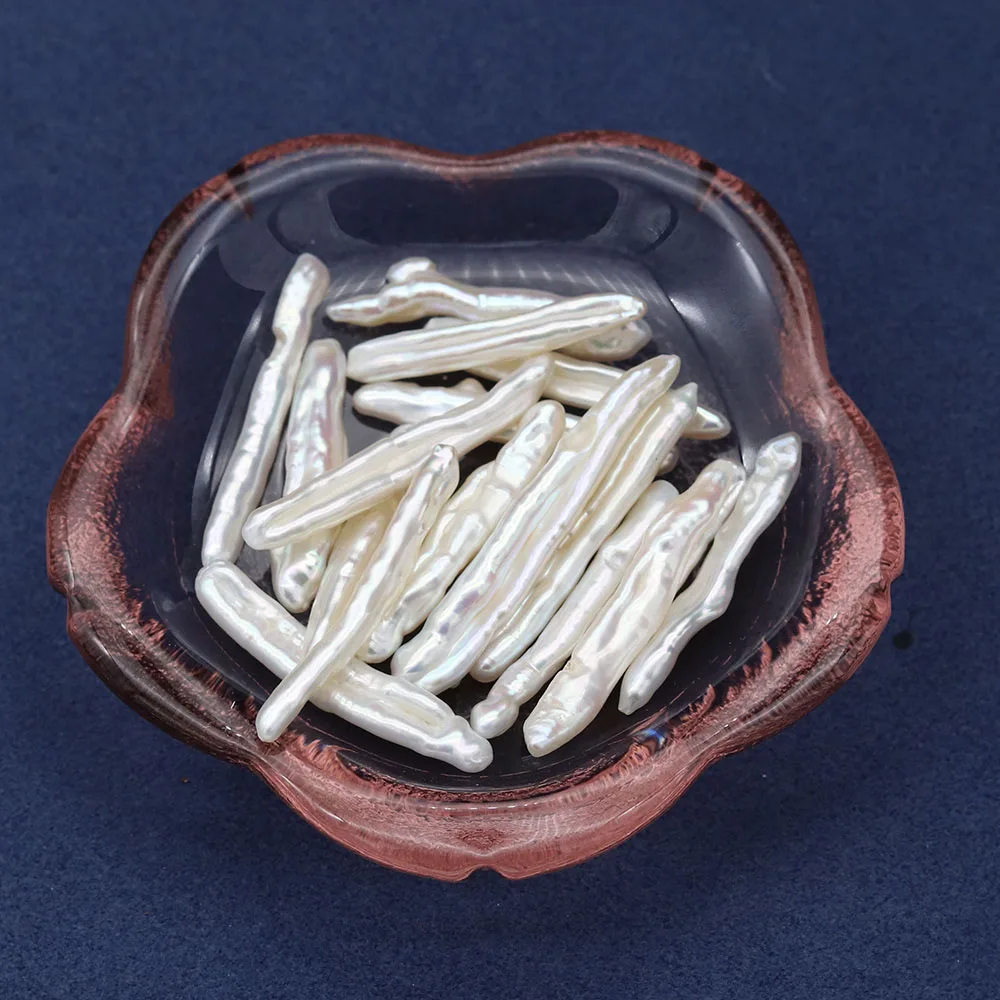 

Nonporous Pearl Irregular needle shape for Jewelry Making DIY Necklace Bracelets 4x35-4x40mm
