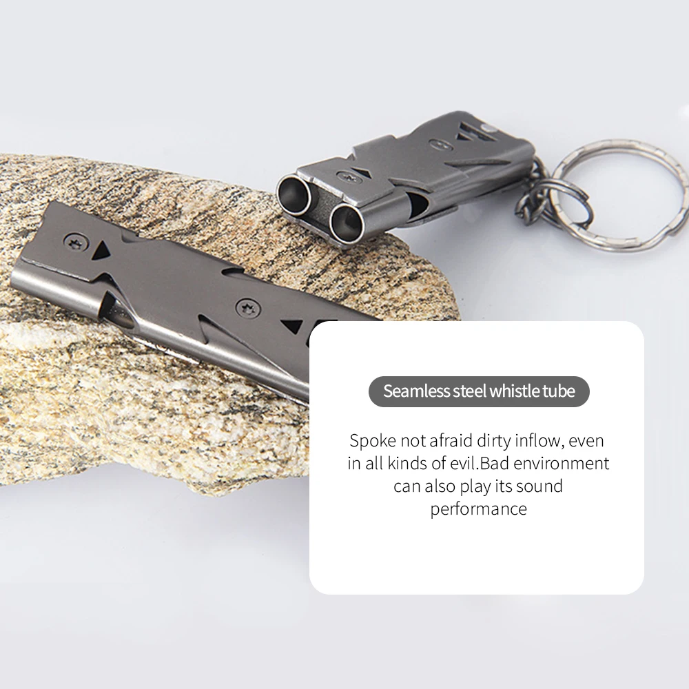 Hot Aluminum High-frequency Molle Emergency Survival Whistle Keychain for Camping Hiking Outdoor Sport Accessories Tools 150 dB | Спорт и