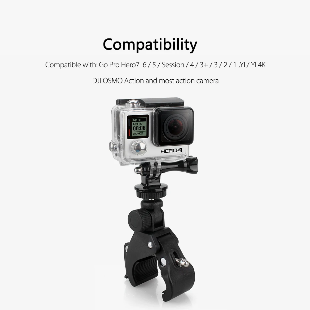 Аксессуары Vamson для Go pro держатель ручки адаптер штатива велосипеда мотоцикла
