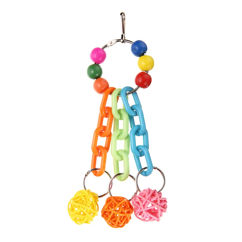 18 см красочный Попугай жевательные игрушки попугай канареек Африканский такаду