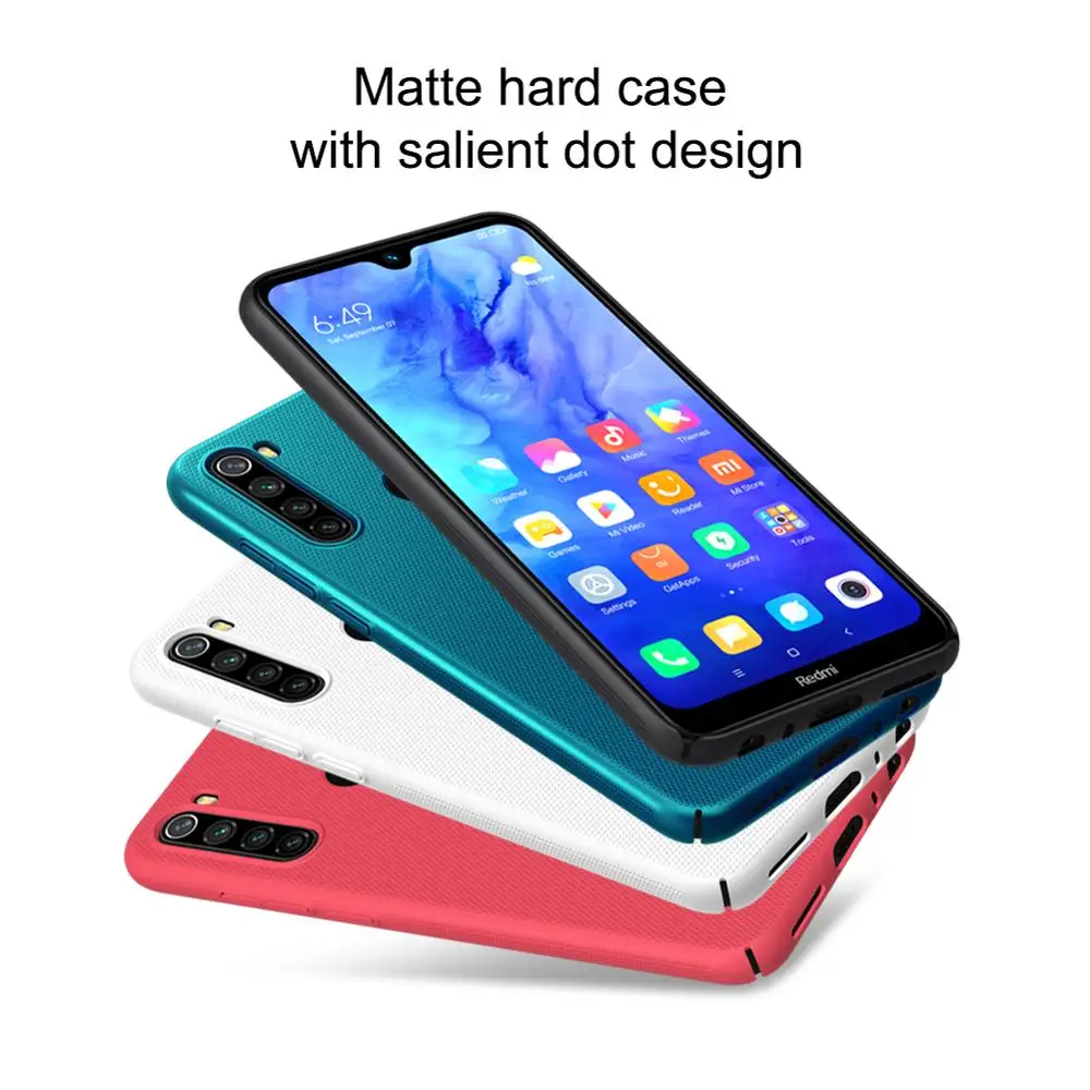 Чехол Nillkin для Xiaomi Redmi Note 8T 8 7 6 5 Pro, матовый защитный чехол из поликарбоната, чехол для Xiaomi Redmi Note 8T 8 7 6 5 Pro, чехол