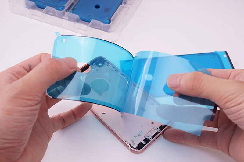 BFOLLOW Оригинальное водонепроницаемое уплотнение для iPhone 6S 7 8 Plus/X XS XR XS Max двухсторонняя рамка наклейка ремонт телефона Корпус lcd