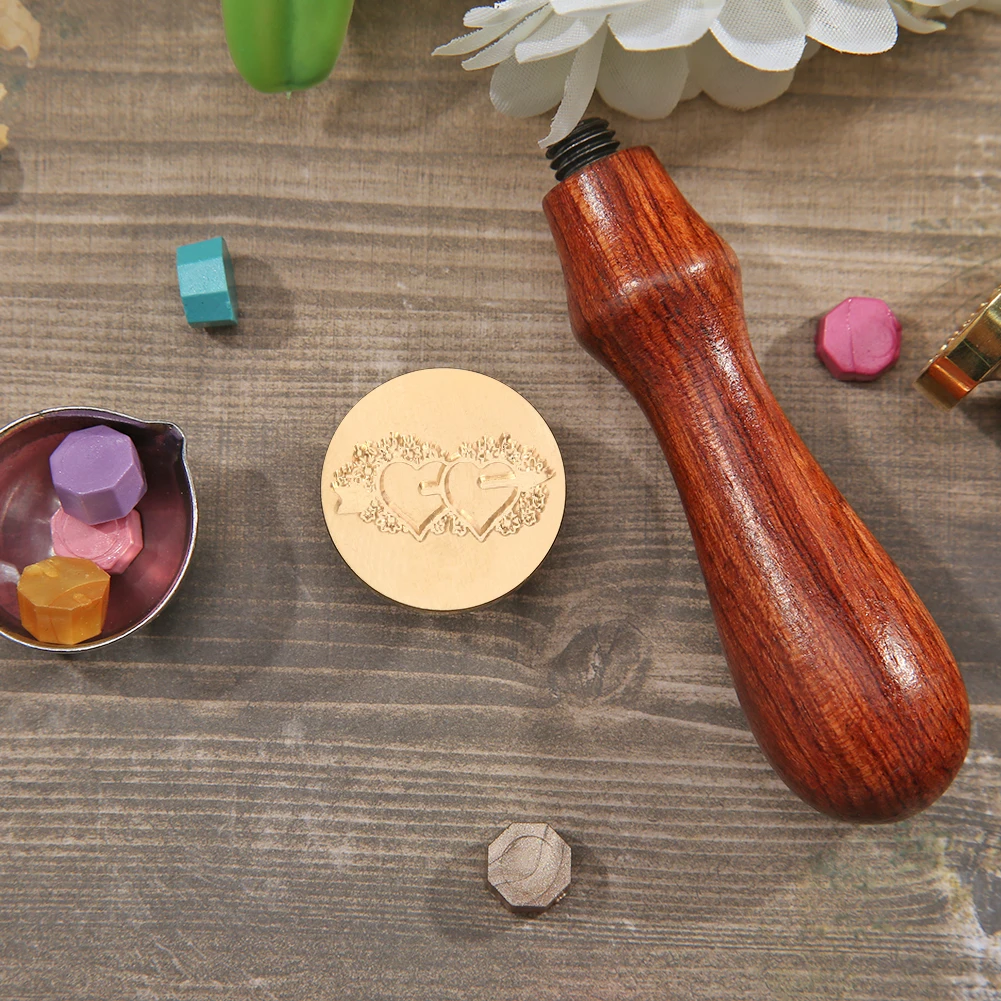 Винтажные любовные сердца тема печать штамп DIY конверты для украшения ручная