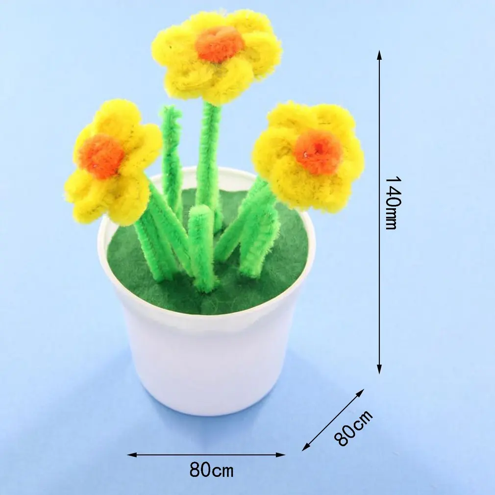 

Hand Bar Hair Root Small Flower Pot Plant Kindergarten Children Diy Manual Creative Small Potted Plant