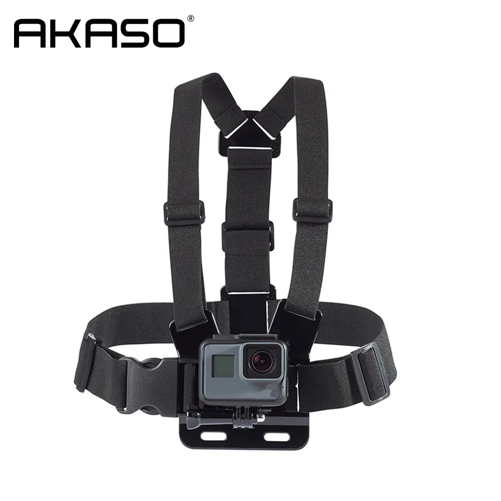 AKASO аксессуары регулируемый нагрудный ремень для Go pro Hero 4 7 аксессуары для экшн-камеры yi 4K Спортивная камера