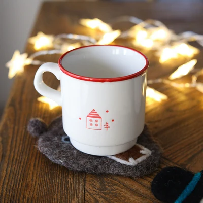 Coffee Mug Силиконовая крышка для кофейной чашки Dumbo, Анти-пыль, теплая вода, питьевая чашка, крышка, керамическая кружка, крышка, термостойкая чайная чашка с крышкой, ChirstmasGift - Цвет: Coffee Mug