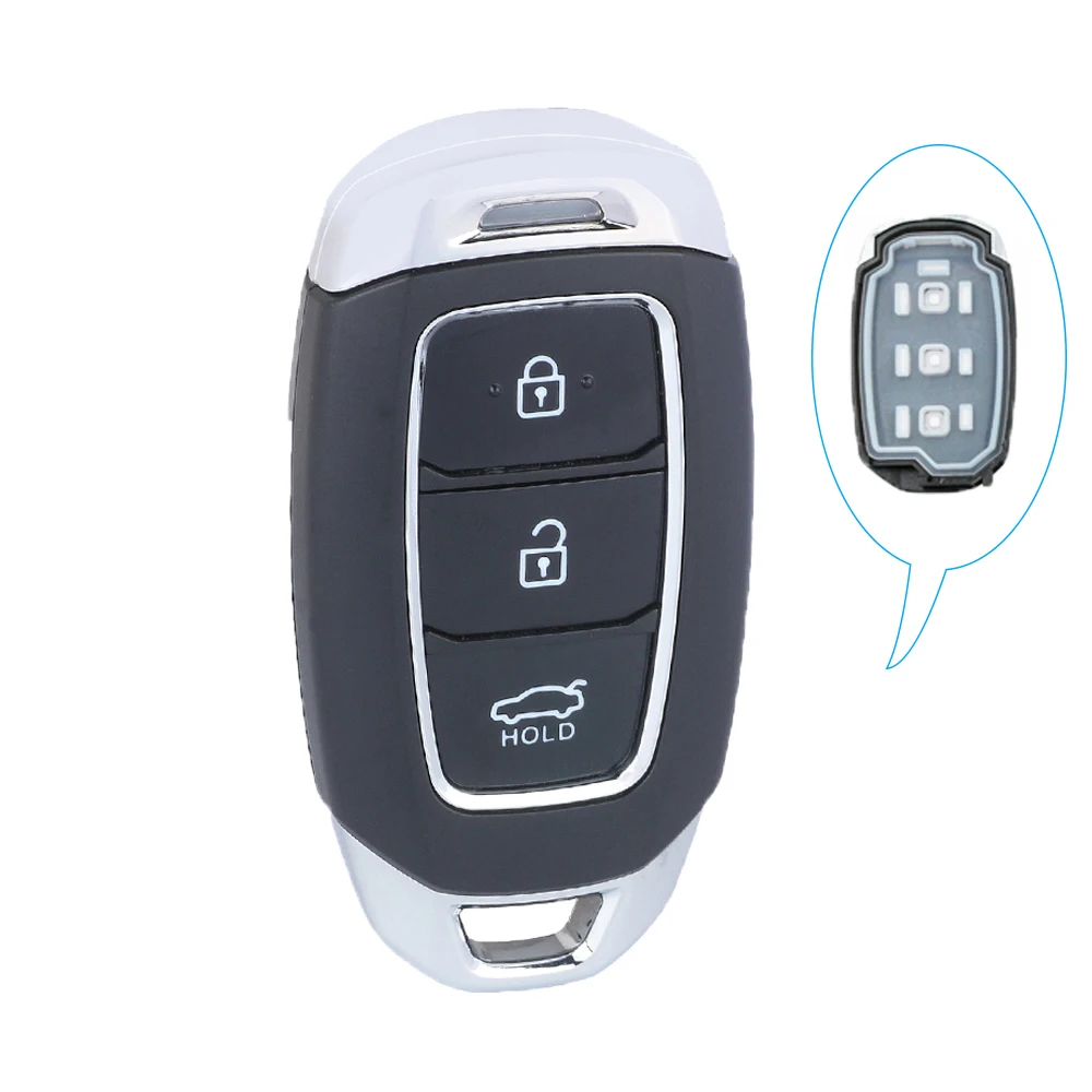 Запасной смарт-ключ Keyecu чехол с дистанционным управлением 3 кнопки для Hyundai Tucson I30