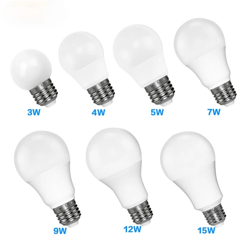 

New LED E14 LED Lamp E27 LED Bulb AC 220V 230V 240V 18W 15W 12W 9W 6W 3W Lampada LED Spotlight Table Lamp Lamps Light