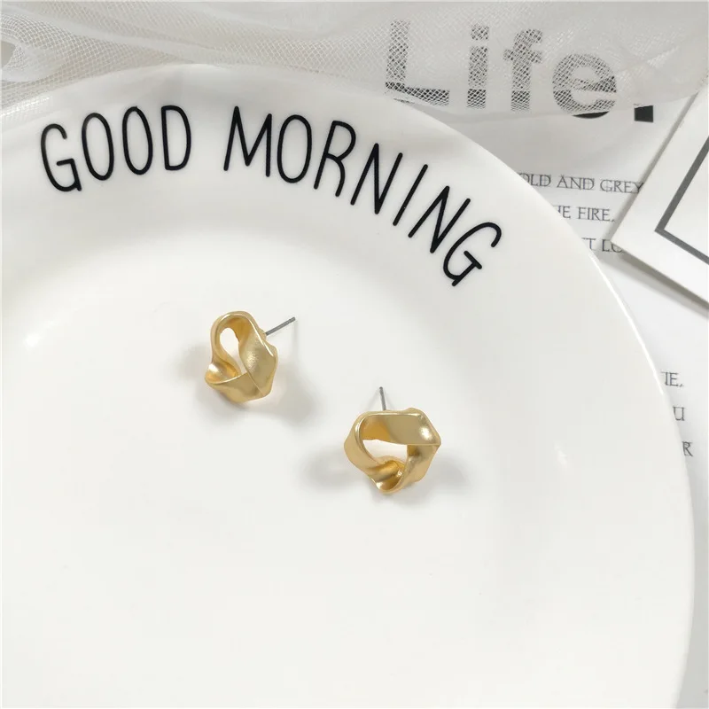 Женские серьги-подвески в стиле панк нестандартные металлические Корейском |