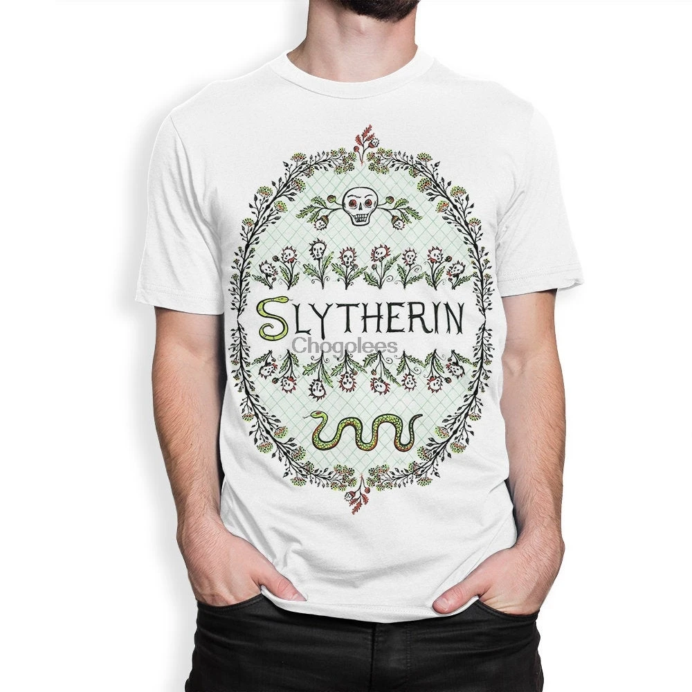 Футболка Slytherin House, 100% хлопок 