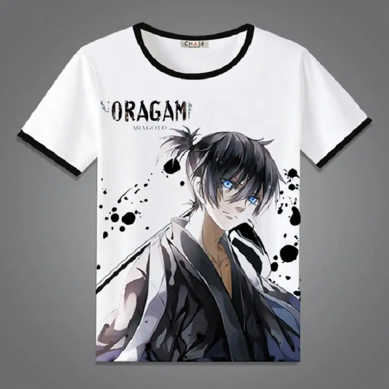 Noragami Yato Iki Hiyori Yukine Нора хлопковая футболка футболки топы | Мужская одежда