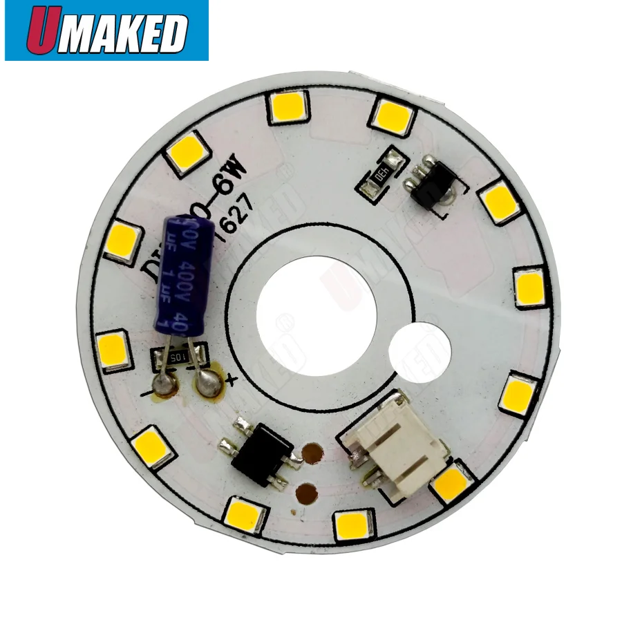 

AC220V теплый/холодный белый PCB 3 Вт 5 Вт 2835 SMD светильник вая панель светодиодный ная панель для PCB для потолка светодиодный Одом