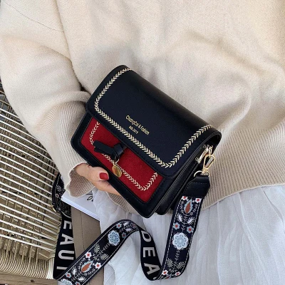 2020 новые мини сумки женские модные Ins ультра огонь Ретро Широкий плечевой ремень