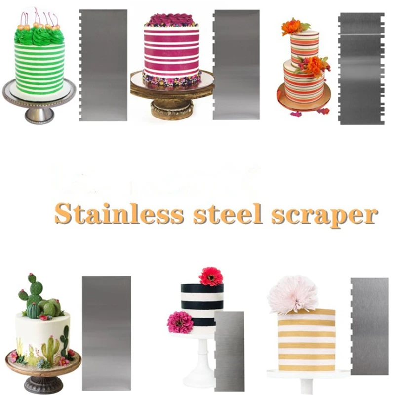 

Stainless Steel Scraper Pastry Cutters Baking Cake Cooking Dough Kitchen Accessories Baking Decorating Tools Kitchen Cake Tools