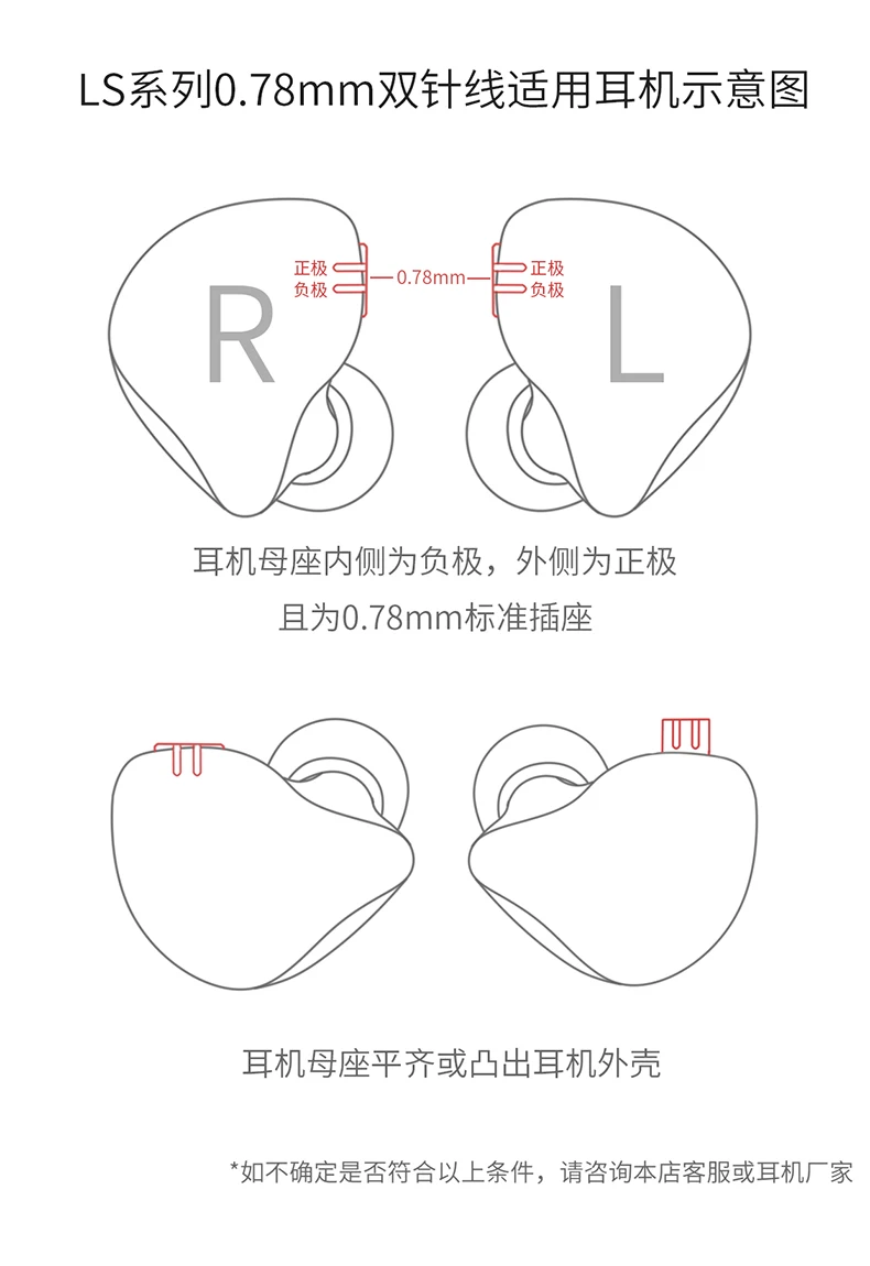 FiiO LS-2.5D/LS-3.5D/LS-4.4D 2,5/4,4 мм сбалансированный 3,5 мм несимметричный 2-контактный 0,78 мм наушников сменный кабель