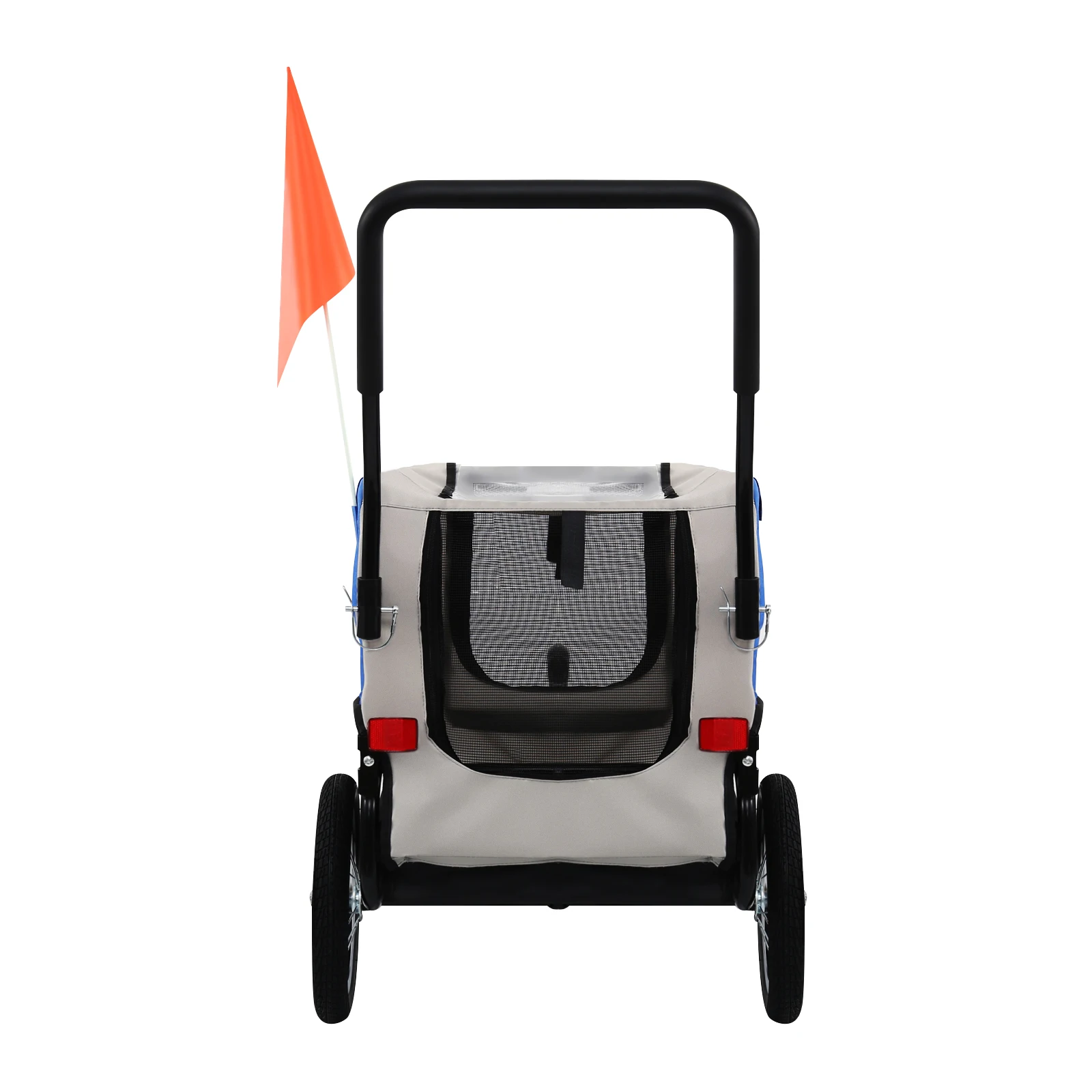Yonntech 2 in 1 Convertible Wheels Bike Pet Dog Trailer Jogging Stroller Cargo Trolley Push Carts Storage Cart | Дом и сад