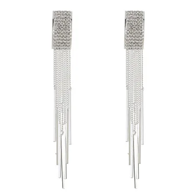 Новые темпераментные серьги подвески с искусственными кристаллами для женщин