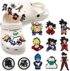 Аниме Драконий жемчуг подвески для обуви аксессуары ПВХ мультфильм сандалии садовая обувь украсить браслеты украшение для обуви пряжка детский подарок