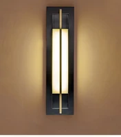 modern wall lamp chinese style copper led wall light for living room aisle corridor background wall sconce bedroom bedside light