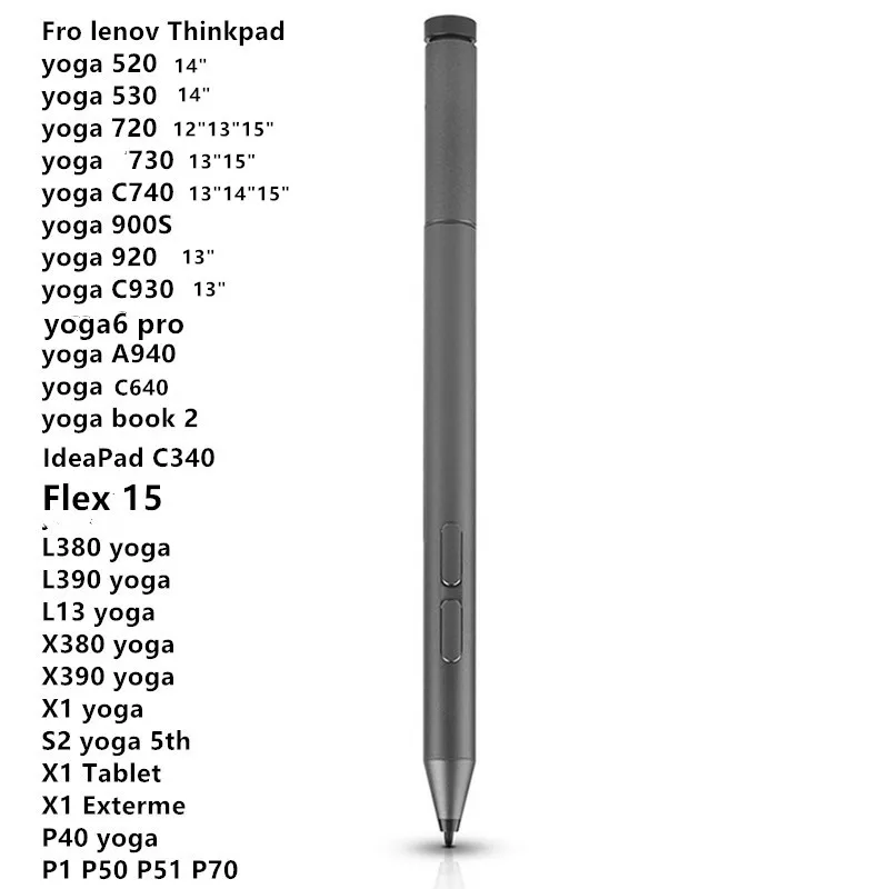 Active Pen 2 W/Bluetooth For Lenovo L380/L390 Yoga L13 X380/X390 X1 Talbet Exterme P40 yoga stylus | Компьютеры и офис