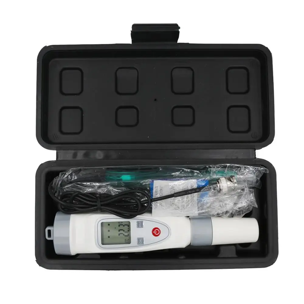 

2019 Portable Digital Water Quality pH Tester Pen PH Meter Water Quality Test Pen PH-20W External Connection Electrode Tester