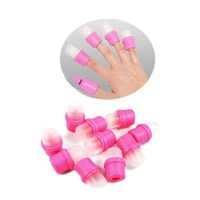 70 hot sale 10 pcs wearable reusable nail art soaker acrylic tips polish remover tool