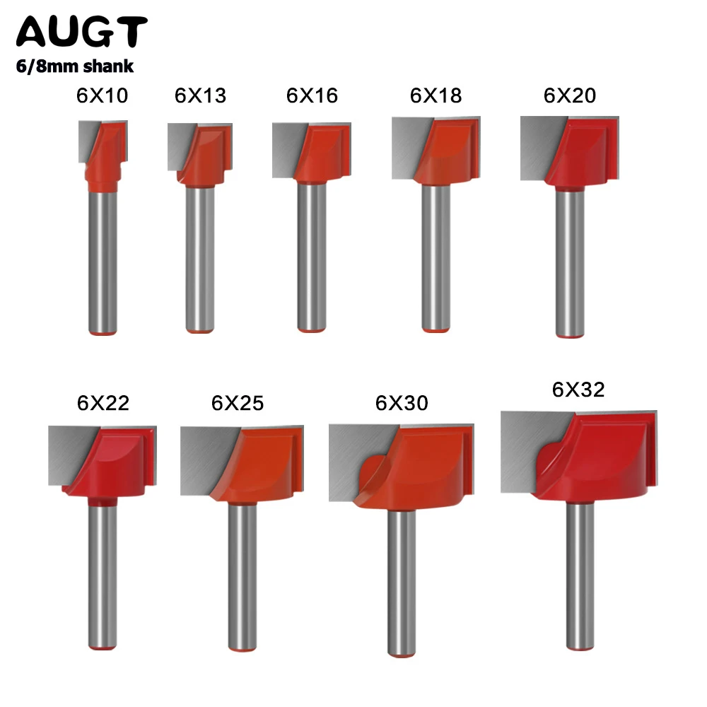 Фреза с хвостовиком 6/8 мм насадки для чистки дерева снизу фреза Концевая ЧПУ