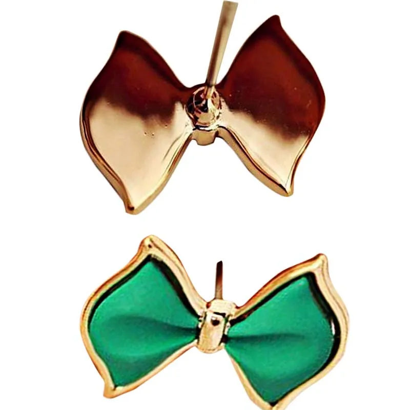 Женские 1 пара корейских ювелирных изделий модные дикие цветные трехмерные