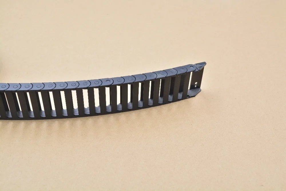 LINK CNC bridge type can't open plastic 10mmx40mm drag chain with end connectors L 1000mm engraving machine cable for router |