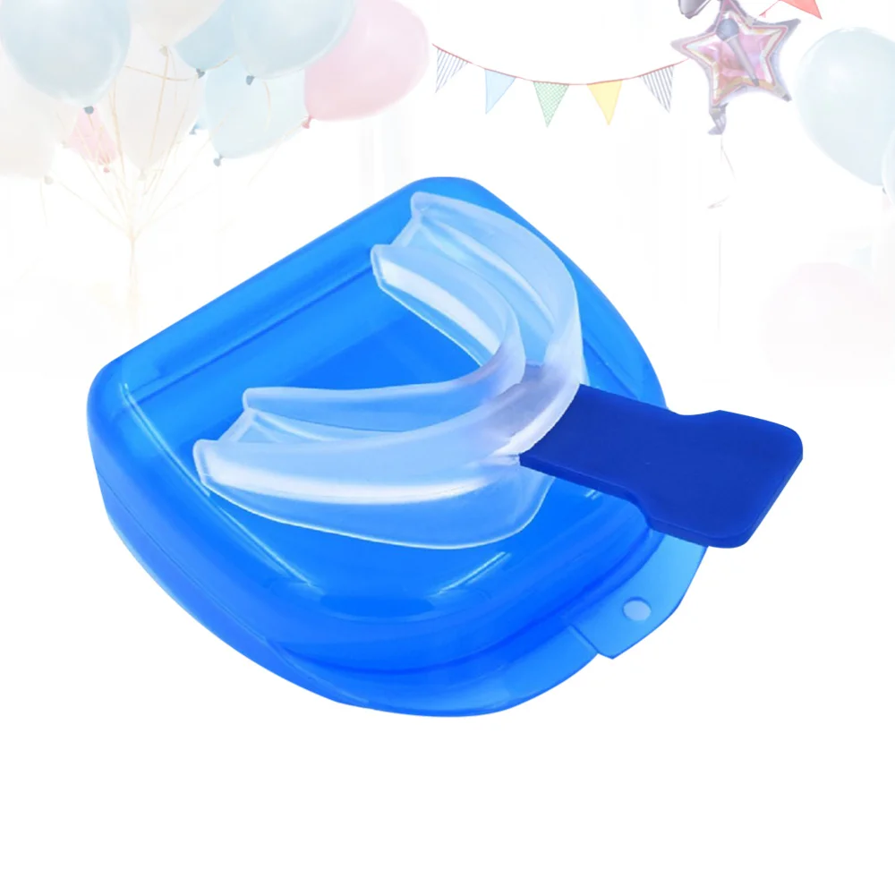 

2PCS Anti Snoring Mouthpiece Braces Device Teeth Mouth Guard Tray for Snoring Clenching Bruxism