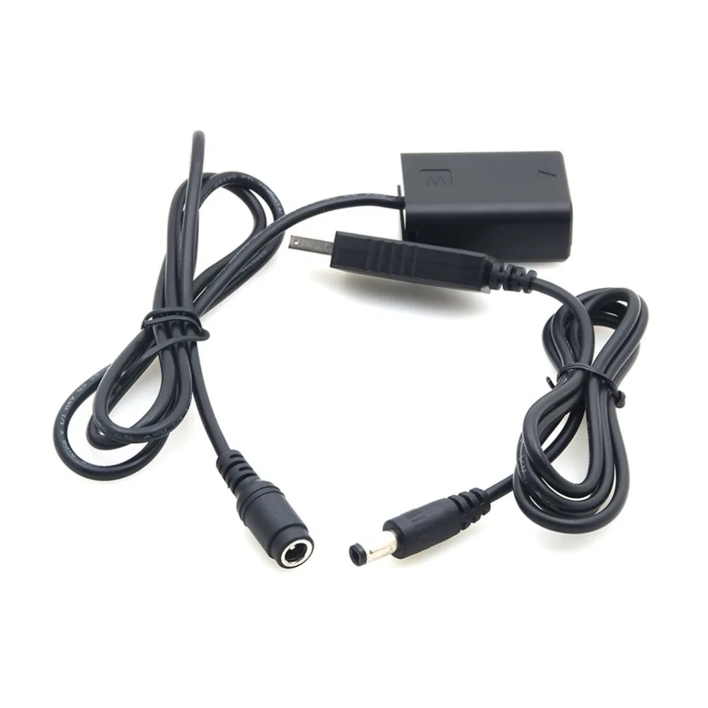 

Power Adapter NP-FW50 Dummy Battery DC Power Bank 5V 2A Single USB Adapter Power Supply and Accessories for AC-PW20 Sony