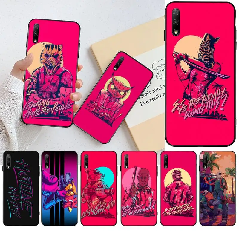 

CUTEWANAN Hotline Miami 2 Wrong Number on Steam Owl Soft Phone Cover Capa for Huawei Honor 30 20 10 9 8 8x 8c v30 Lite view pro