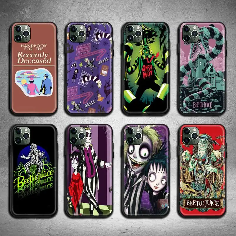 beetlejuice handbook phone case for iphone 12 pro max 11 pro xs max 8 7 6 6s plus x 5s se 2020 xr case free global shipping