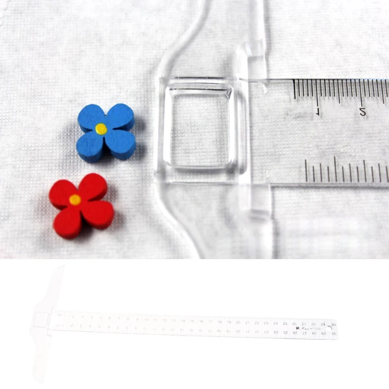 30 см 12 дюймов пластиковая Метрическая т квадратная двухсторонняя Линейка