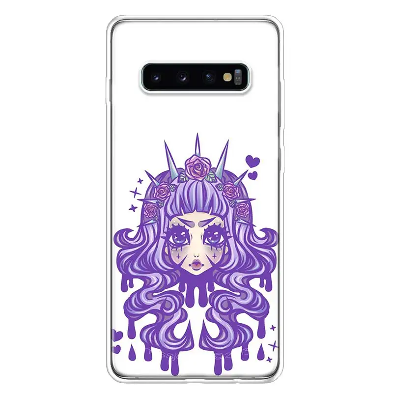 TW126-9 Девичий пастельный Готический чехол для телефона samsung Galaxy S10+ Lite Note 10 9 8 S9 S8 J4 J6 J8 Plus S7 S6 чехол - Цвет: TW126-9