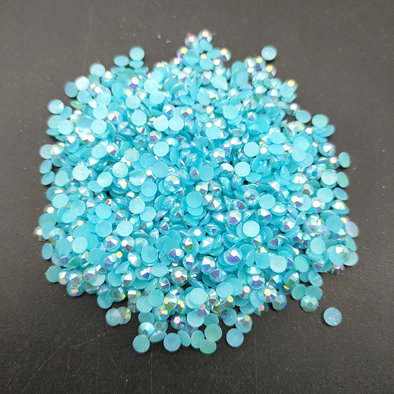 Оптовая продажа 4 мм Flatback стразы АБ желе смолы Б ез исправлений оптом посылка