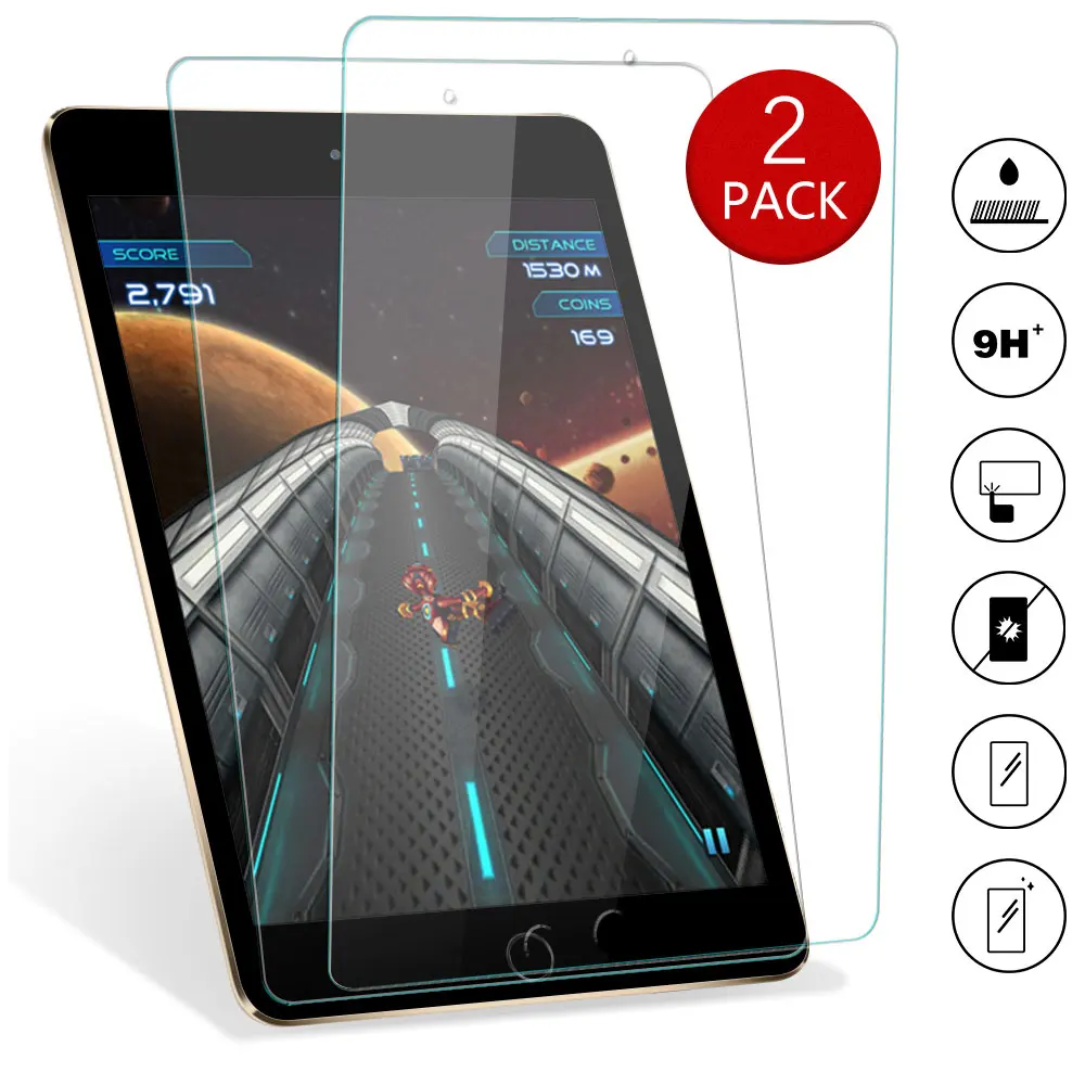 

2 шт. для 2019 iPad 10,2 iPad Pro 11 Air 3 10.5 Защита для экрана из закаленного стекла для 9,7 iPad 2 3 4 5 6 7th Mini 2 3 4 5 7,9