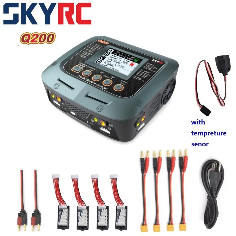 Интеллектуальное балансирующее зарядное устройство SKYRC Q200/зарядное Dis с