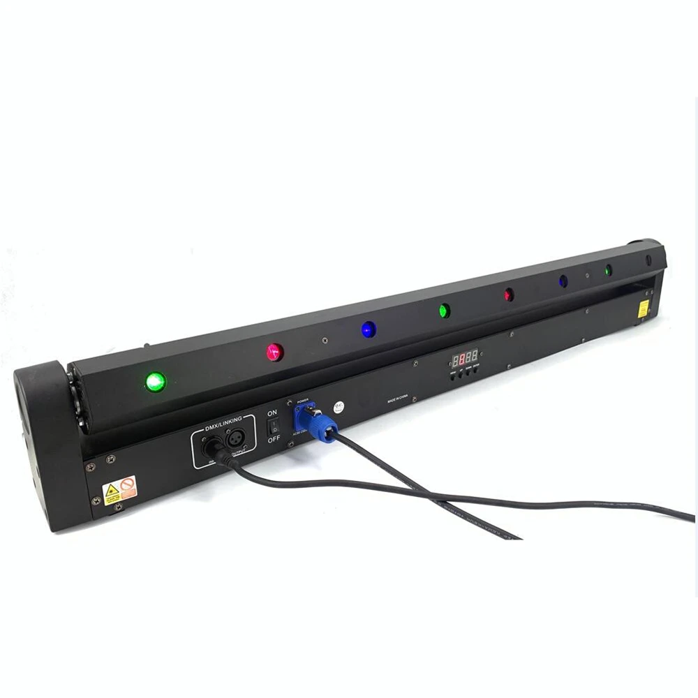 8 глаз лазерный светильник s R, G, RGB луч dmx движущаяся головка лазерный светильник s профессиональное оборудование для сцены DJ светильник s DJ луч лазерный бар светильник