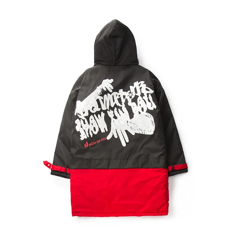 

Parkas Jackets Men Casual Hip Hop Streetwear Thick Long Coats 2019 Fashion Parka Male Jacket Winter Clothes Men US SIZE GM230