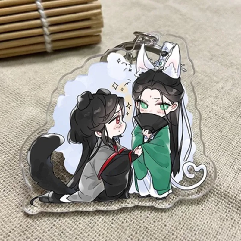 Брелок для ключей Shen Qingqiu Luo Binghe акриловая самосберегающая система аниме Злодей