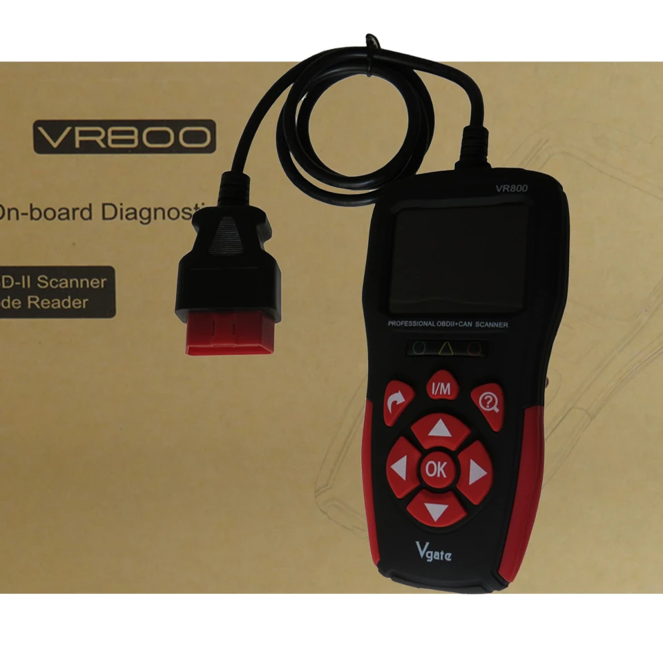 OBDII Fault Code Readers Vgate VR800 Auto Engine Fault Scanner Erase/Reset Fault Diagnostic-Scanner vr-800 Car Diagnostic Tools