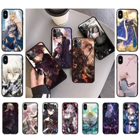 toplbpcs fate grand order anime phone case for iphone 11 12 13 mini pro xs max 8 7 6 6s plus x 5s se 2020 xr case