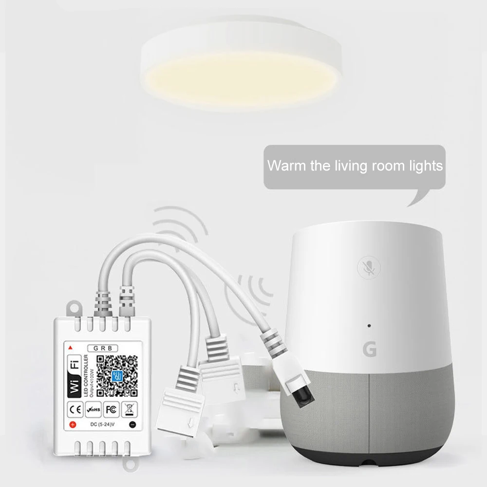 Мини-пульт дистансветодиодный управления светодиодными лентами 24 клавиши WIFI RGB