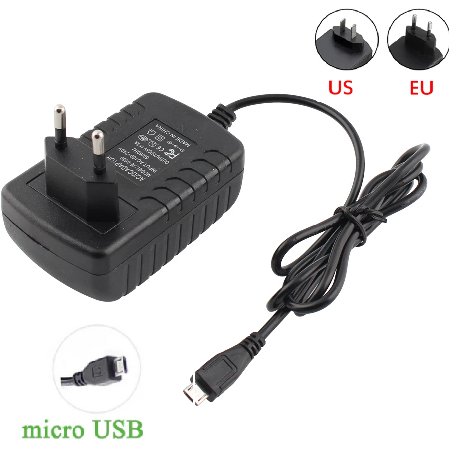 Адаптер питания USB 5 В 2 А а 3 Micro разъем адаптер зарядное устройство Австралия
