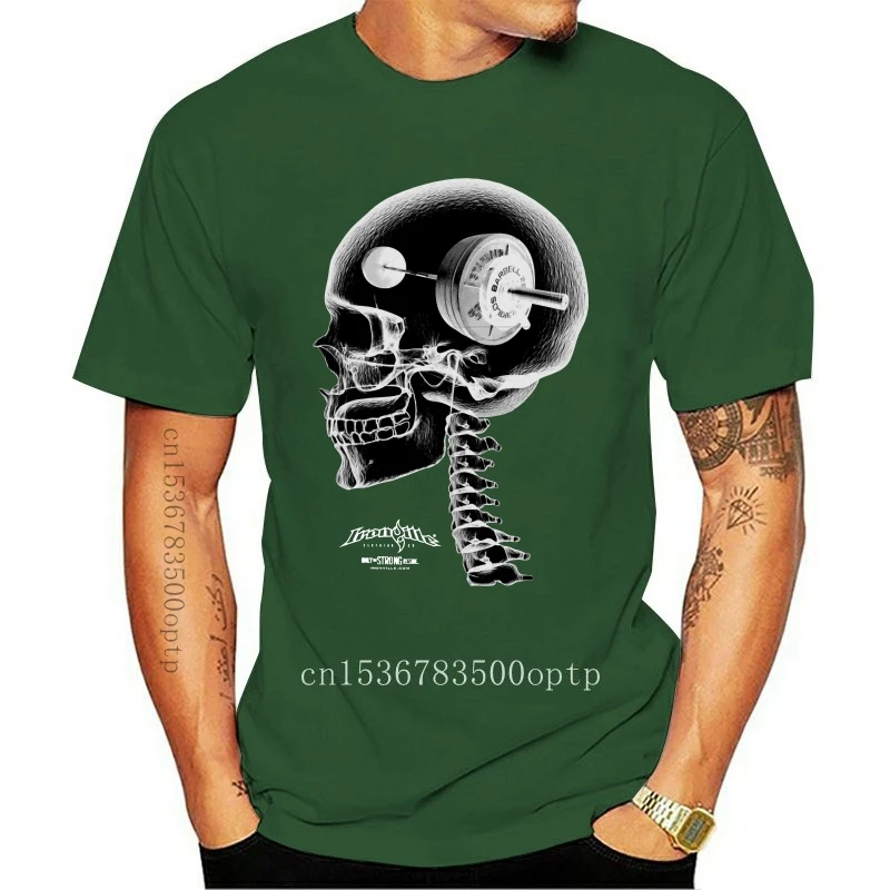 

Новый Ironville следующий уровень думай Тяжелая штанга Череп Мягкая смесь Powerlifting футболка