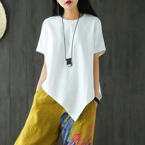 

Black T Shirt Women Clothes 2019 Fashion lvory Tee Top Fashion Cotton Ladies Tee Shirt